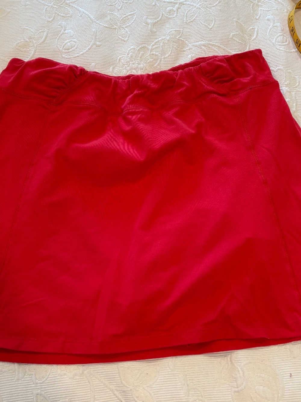 Penningtons Activewear Crimson Red Athletic Sport Skort,  Size X